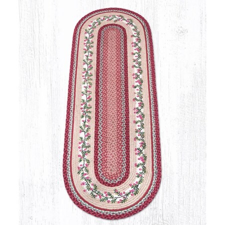 H2H 2 x 6 ft. Jute Oval Cranberries Patch H22548479